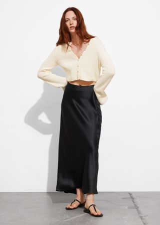 Satin Maxi Skirt