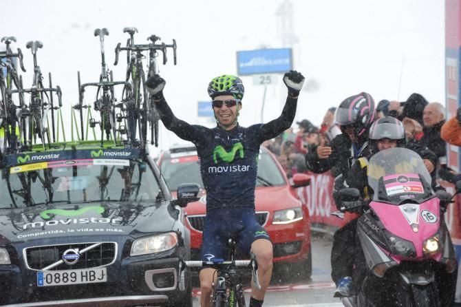 Giovanni Visconti (Movistar Team) wins stage 15 of the Giro d'Italia