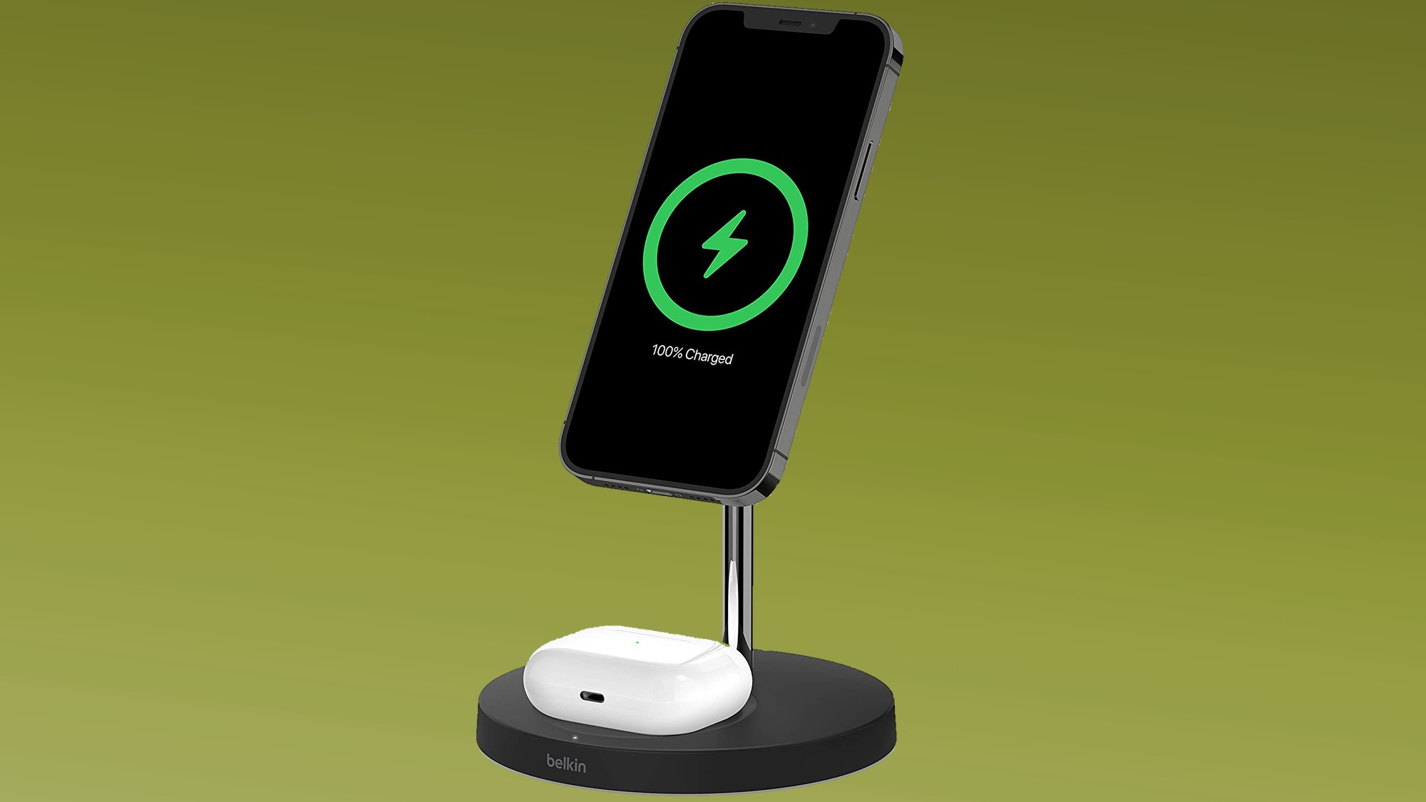 Belkin MagSafe 2-in-1 Wireless Charger is one of the best iPhone 13 accessories