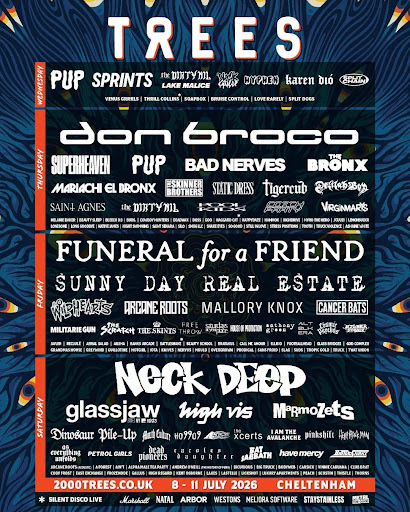2000 Trees line-up