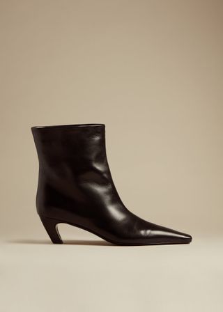 Khaite, Arizona Boot in Black Leather