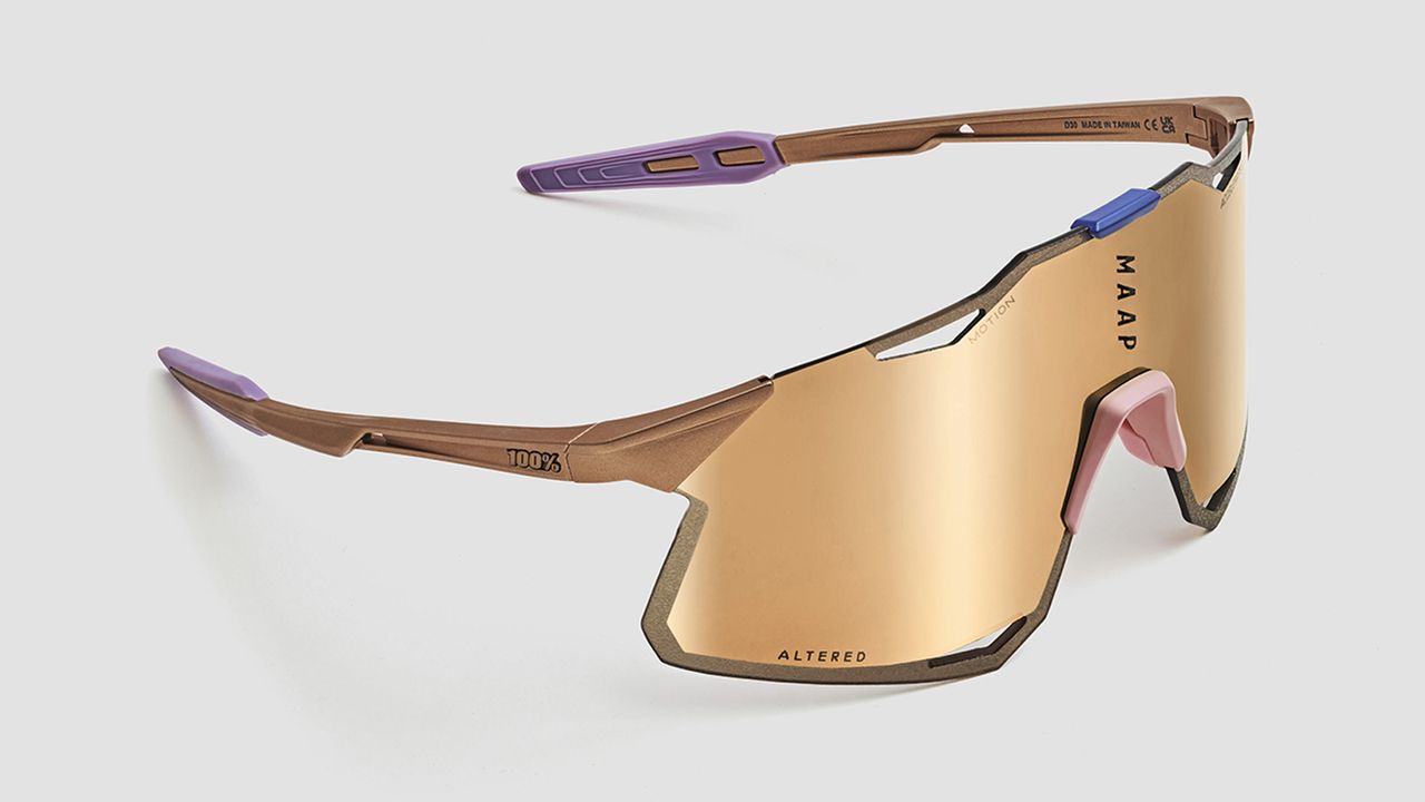 MAAP x 100% Hypercraft sunglasses in copper