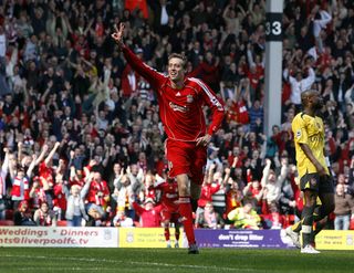 Crouch scored his first career hat-trick in a 4-1 win over Arsenal in March 2007