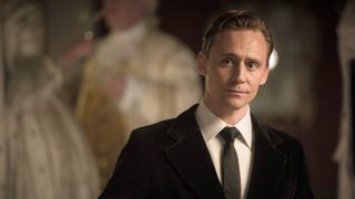 Tom Hiddleston as Robert Laing in "High Rise" now streaming on Netflix