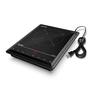 Hermitlux Induction Cooktop, 1800w Fast Heating Portable Hot Plate, 9 Power Levels Induction Burner With Easy Clean Glass, Sensor Touch & Child Lock