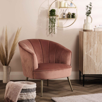 Pink Shell Accent Chair,&nbsp;£109.99, Aldi