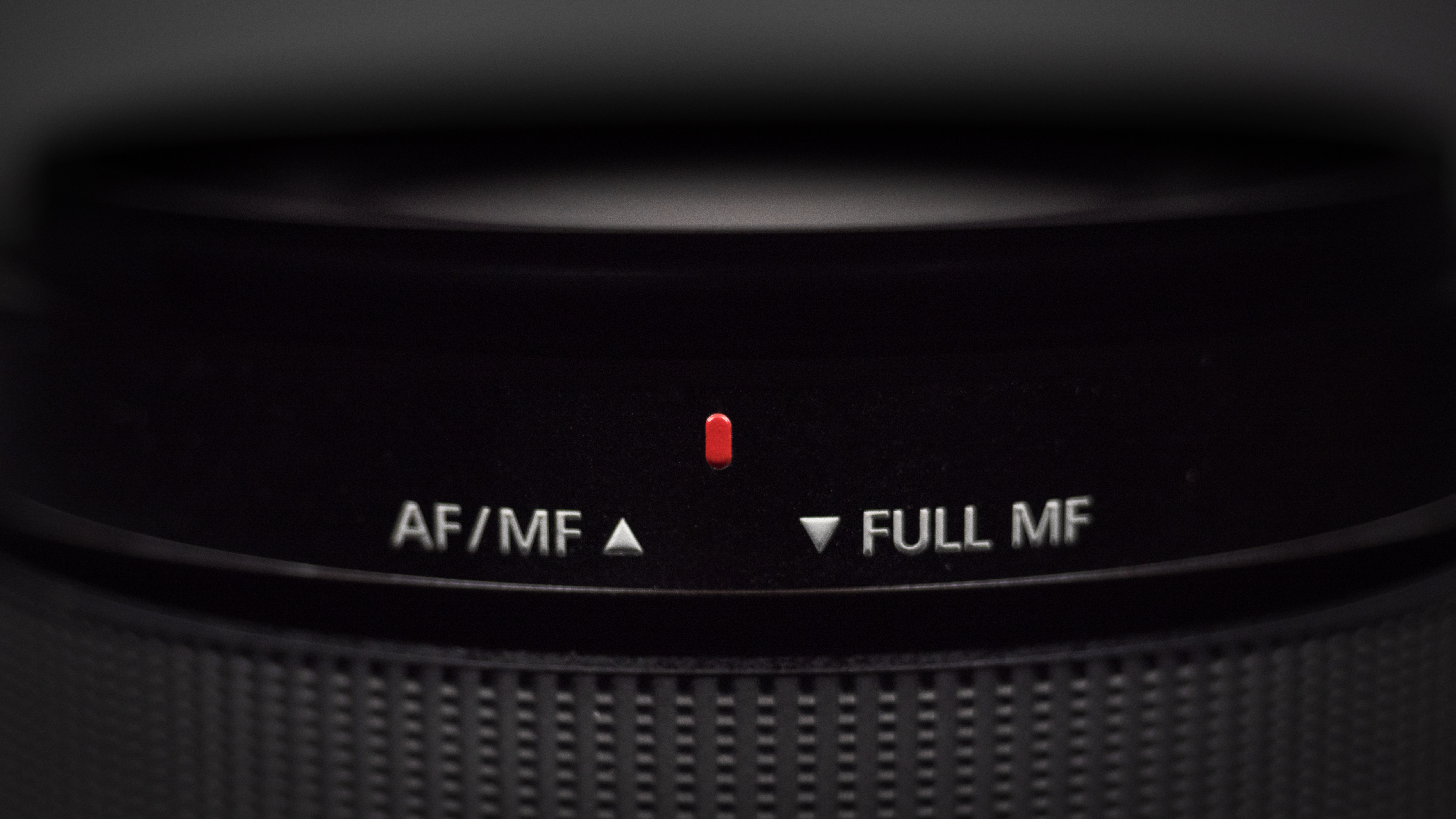 Close-up of the Sony FE 100mm f/2.8 Macro GM OSS lens