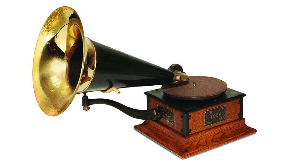 first record player invented