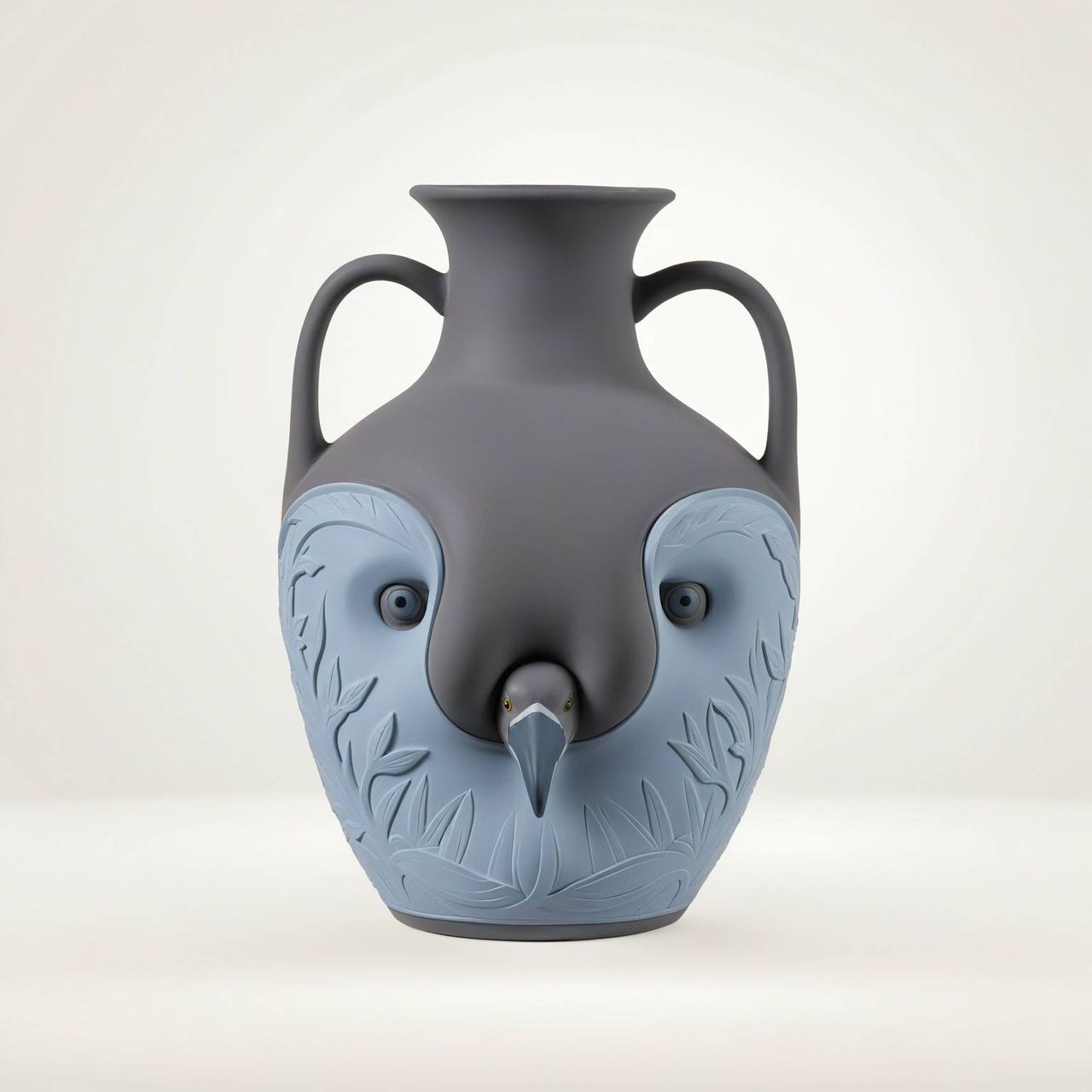 brightly coloured AI-generated stoneware design