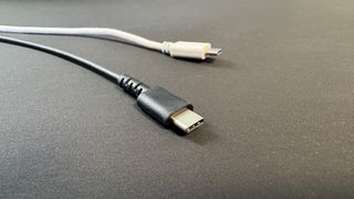 A picture of two USB Type-C cables