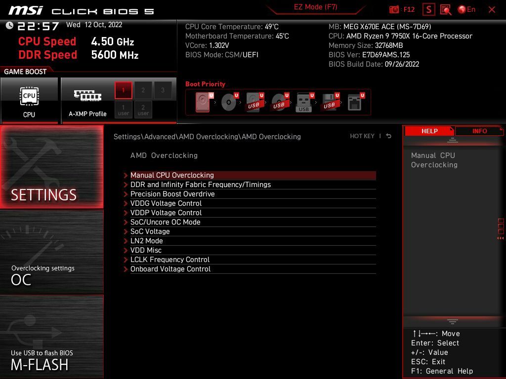 MSI MEG X670E Ace