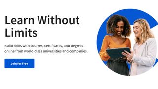 Coding courses: Screengrab from Coursera website