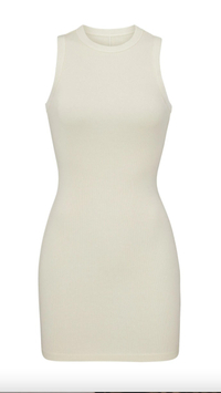 SKIMS, Cotton Rib Tank Dress ( $58