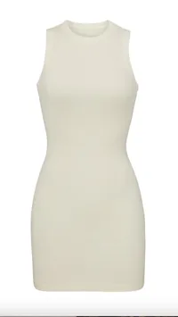 SKIMS, Cotton Rib Tank Dress ($58, £‌46)