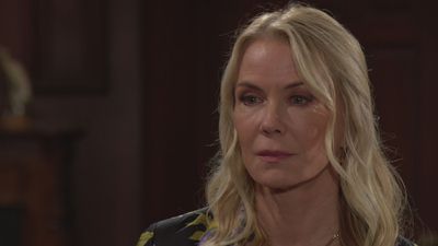 Brooke (Katherine Kelly Lang) deep in thought on The Bold and the Beautiful