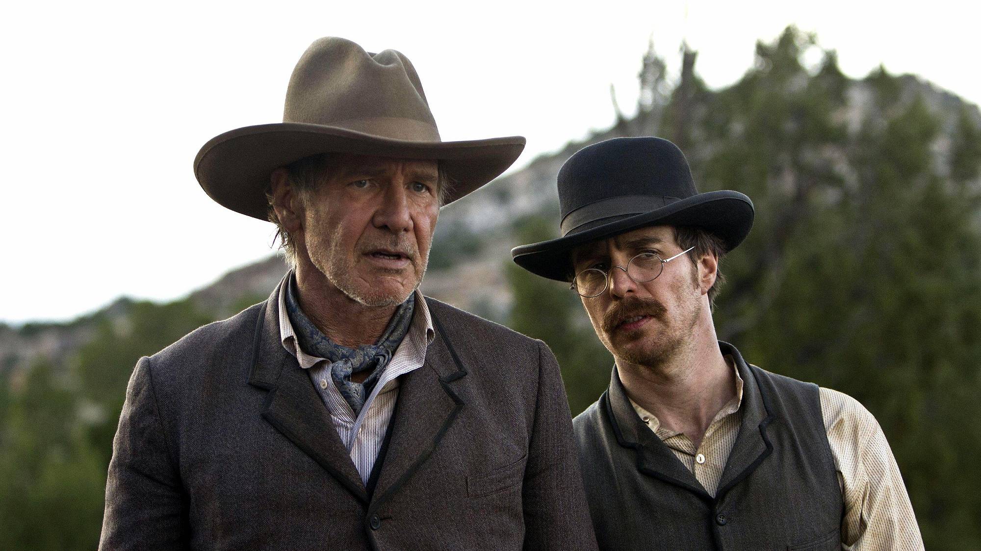 Harrison Ford and Sam Rockwell in 