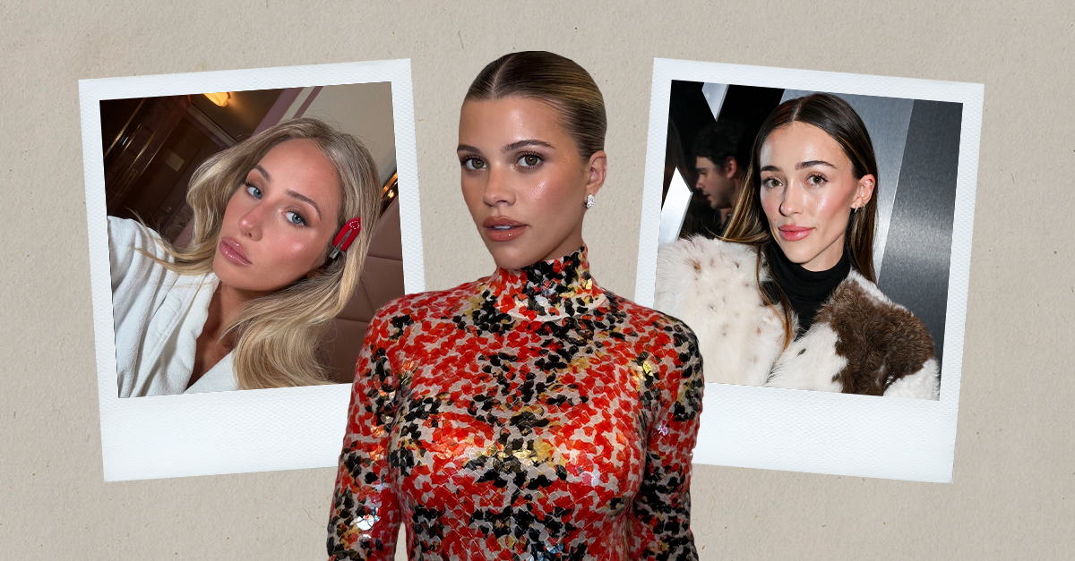 Collage of Alix Earle, Sofia Richie Grainge, and Sophia Culpo.