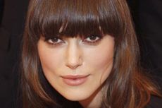 Keira Knightley, fringe, hair trends, Marie Claire