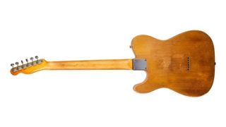 The back of Robbie Robertson's 1965 Fender Telecaster