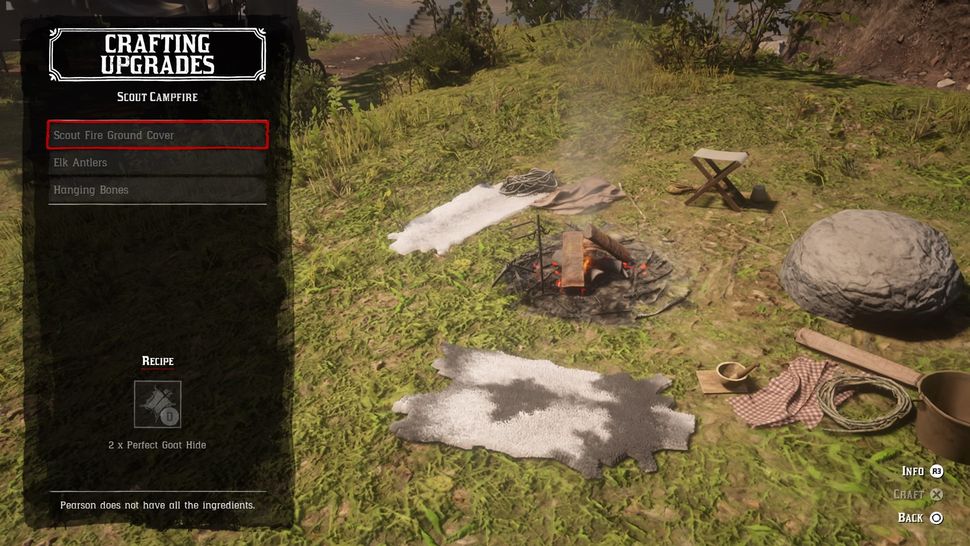 Red Dead Redemption 2 Camp upgrades list How to improve your camp and
