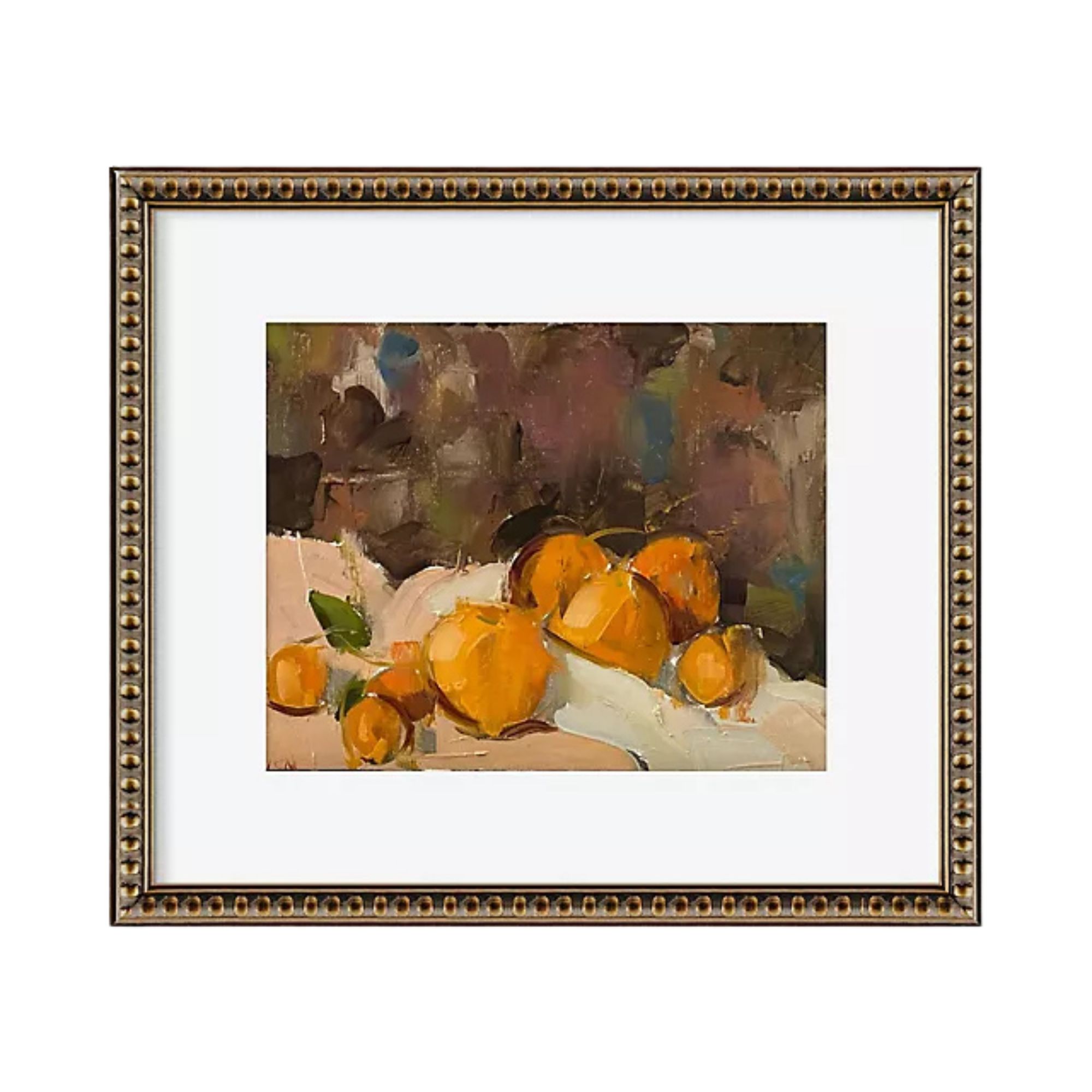 Anthropologie, Oranges for France Framed Wall Art
