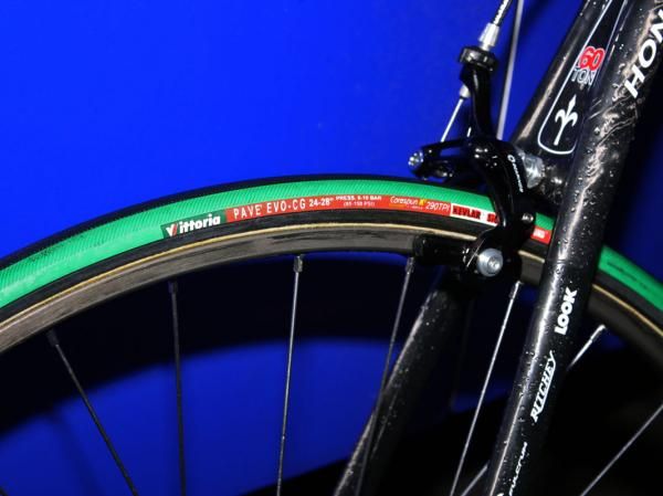 Vittoria Pave Evo-CG tires were among the most popular options at Ronde van Vlaanderen.