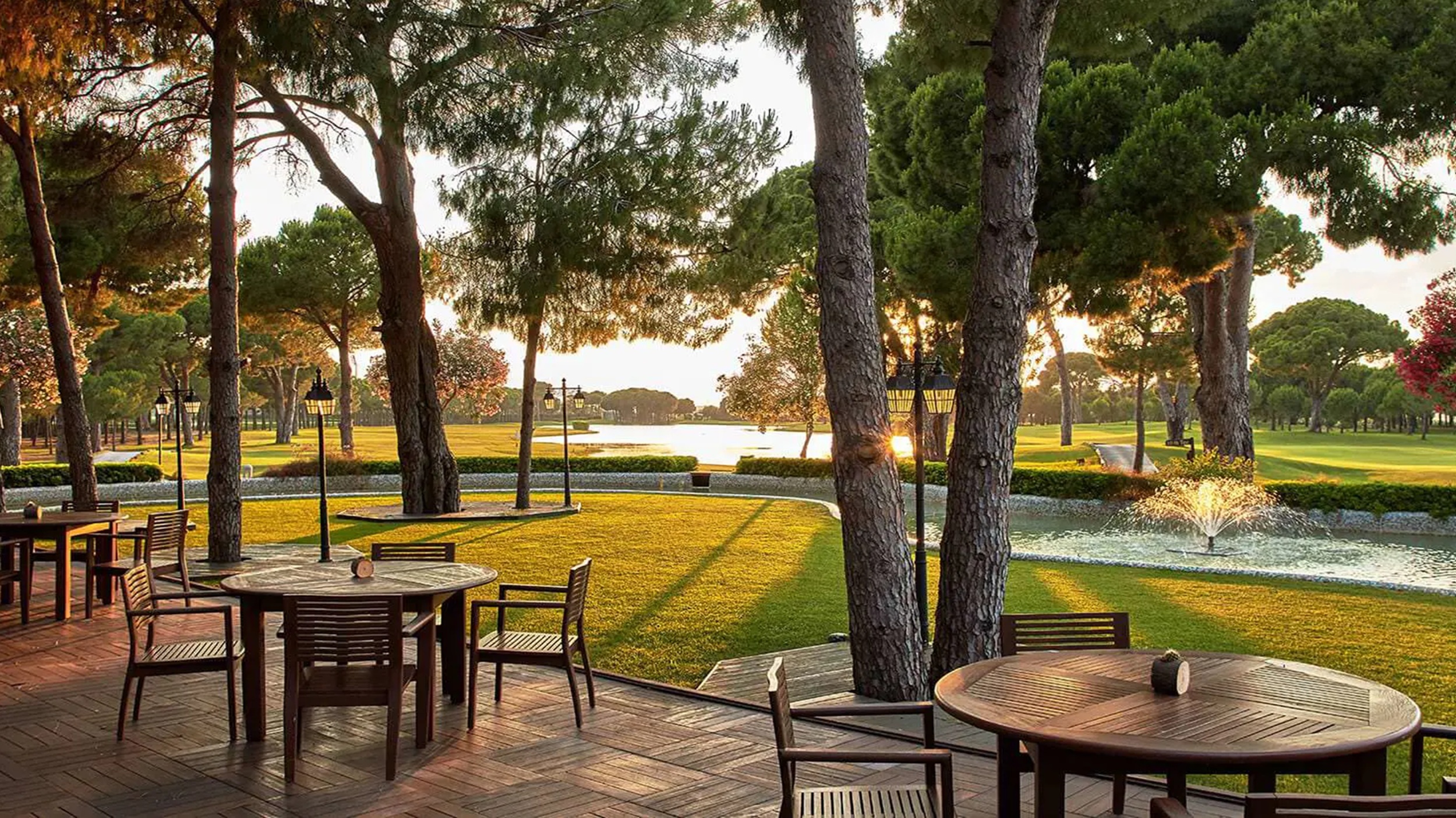 Have a welcome break at the all inclusive clubhouse at Gloria Golf Club
