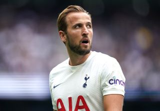 Tottenham Hotspur’s Harry Kane reacts during the Premier League match at Tottenham Hotspur Stadium, London. Picture date: Sunday August 29, 2021