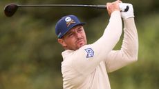 Bryson DeChambeau takes a shot at The Open