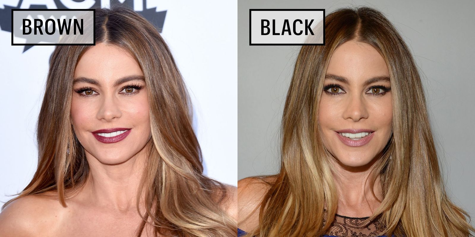 Celebrities Wearing Black Versus Brown Eyeliner Why You Should Wear Brown Eyeliner Marie Claire