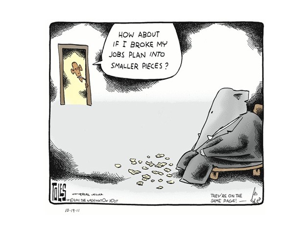 Obama's job nibbles