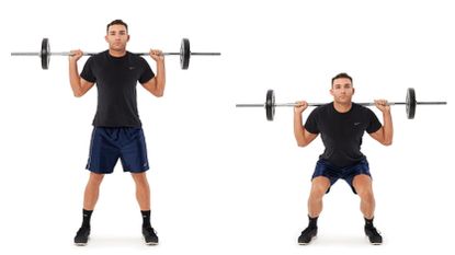 How to do a barbell squat: expert tips and variations to try at home ...