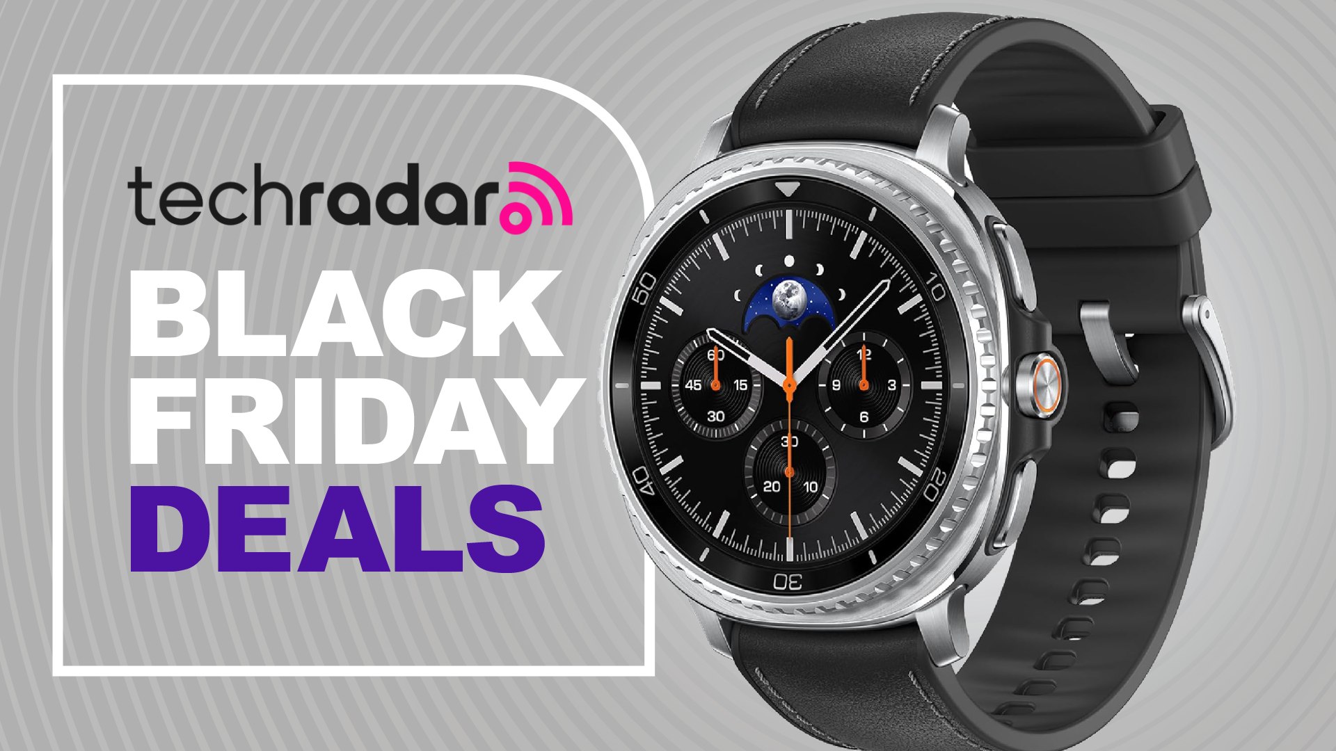 Samsung Galaxy Watch 8 classic on TechRadar deals banner