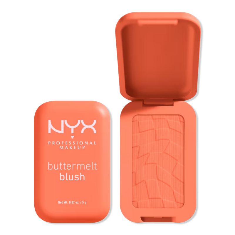 NYX Professional Makeup Buttermelt Pressed Powder Blush in Shade Sooner The Butta