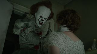 Pennywise grabbing Bev in IT