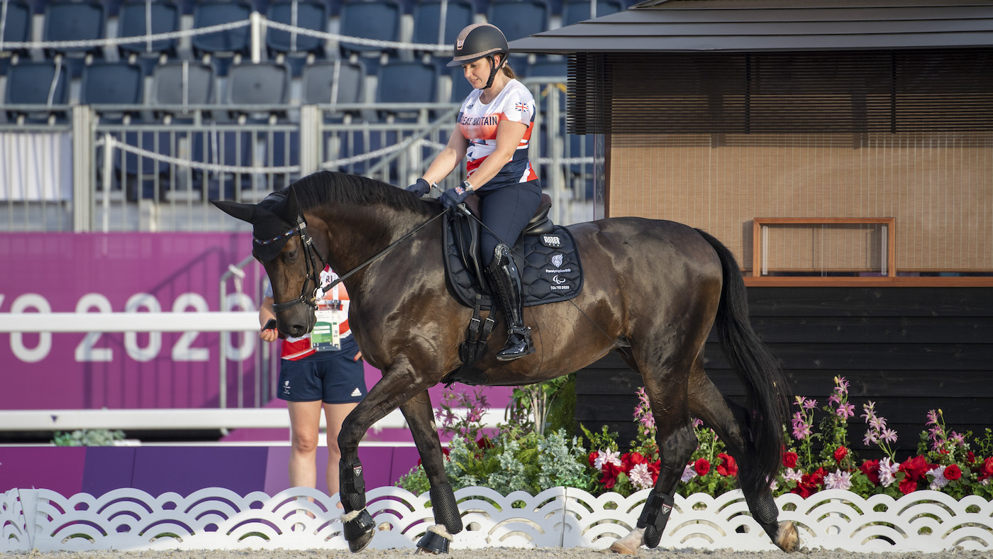 Tokyo Paralympic dressage: Natasha Baker in action on day two