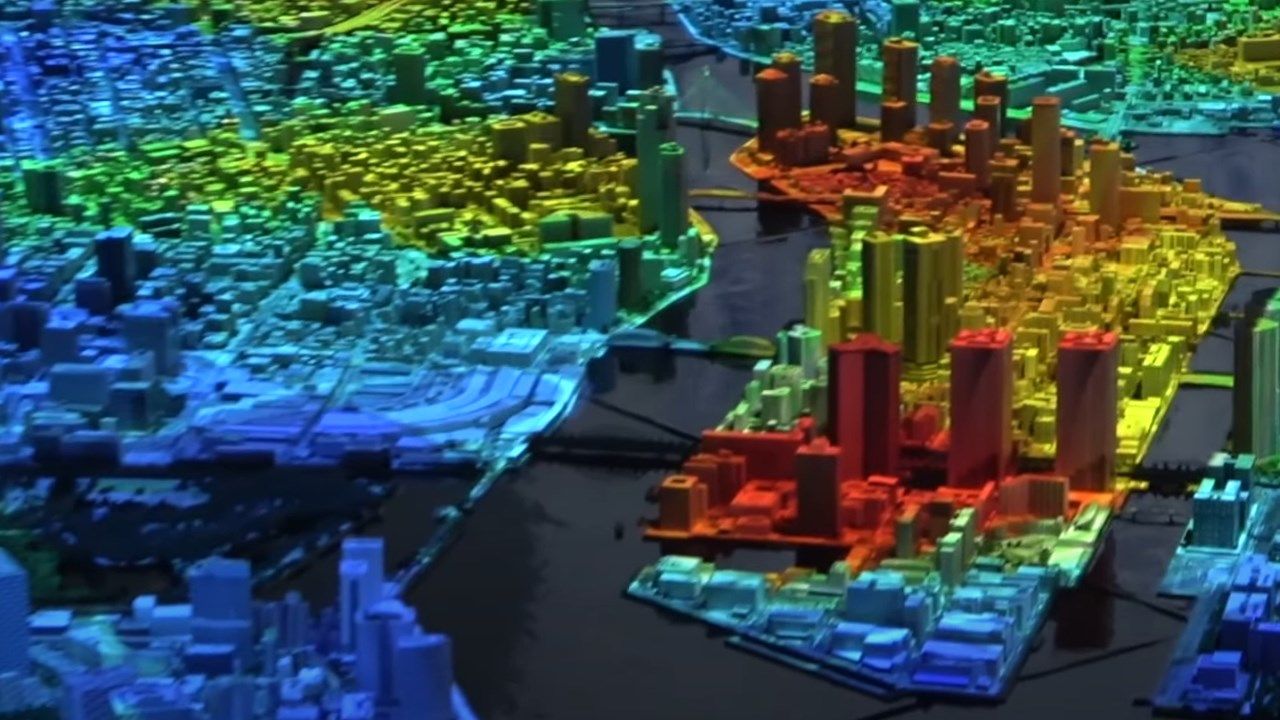 Screenshots of the Urban Lab AR Tokyo project