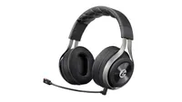 LucidSound LS50X gaming headset shown with mic attached on white background