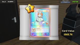 super rare shiny card