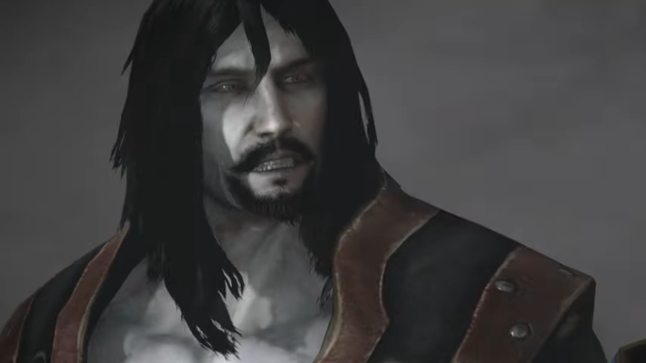 A stunned Dracula in Castlevania: Lords of Shadow 2