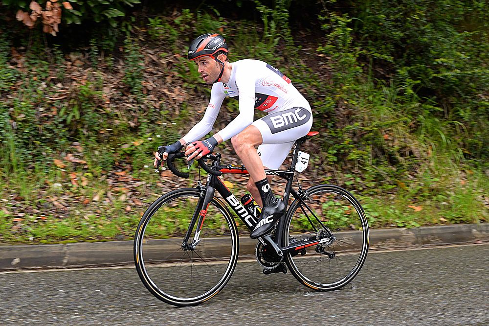 Samuel Sanchez (BMC) during the final time trial at Pais Vasco