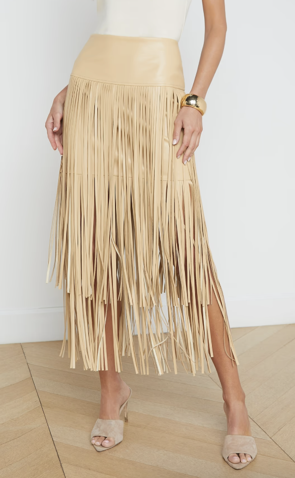 L'AGENCE, Karolina Fringe Skirt