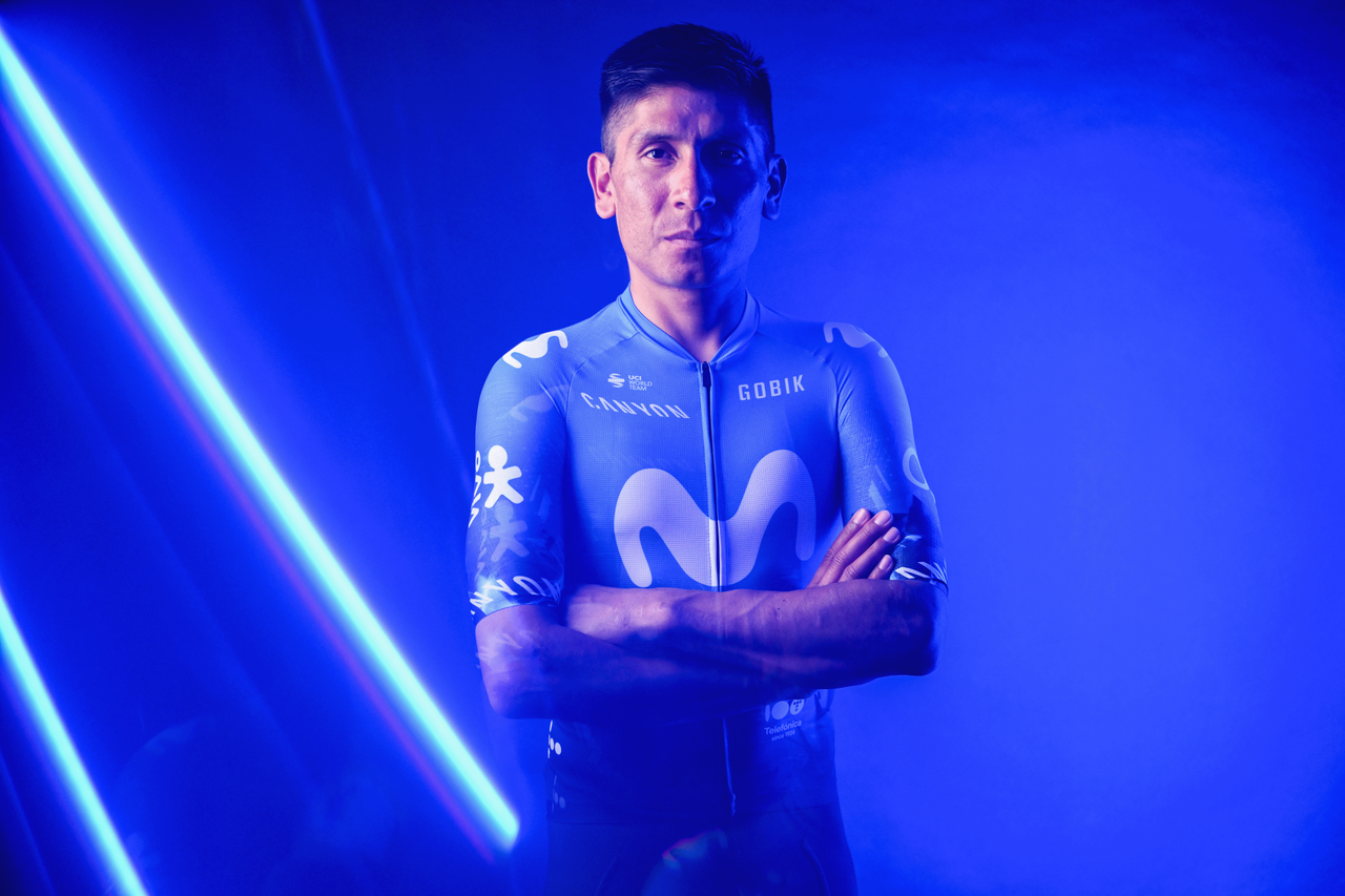 Nairo Quintana in the new men's kit
