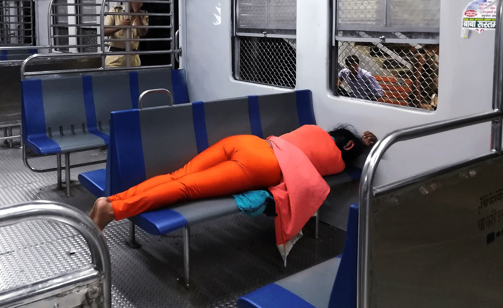 woman lying down