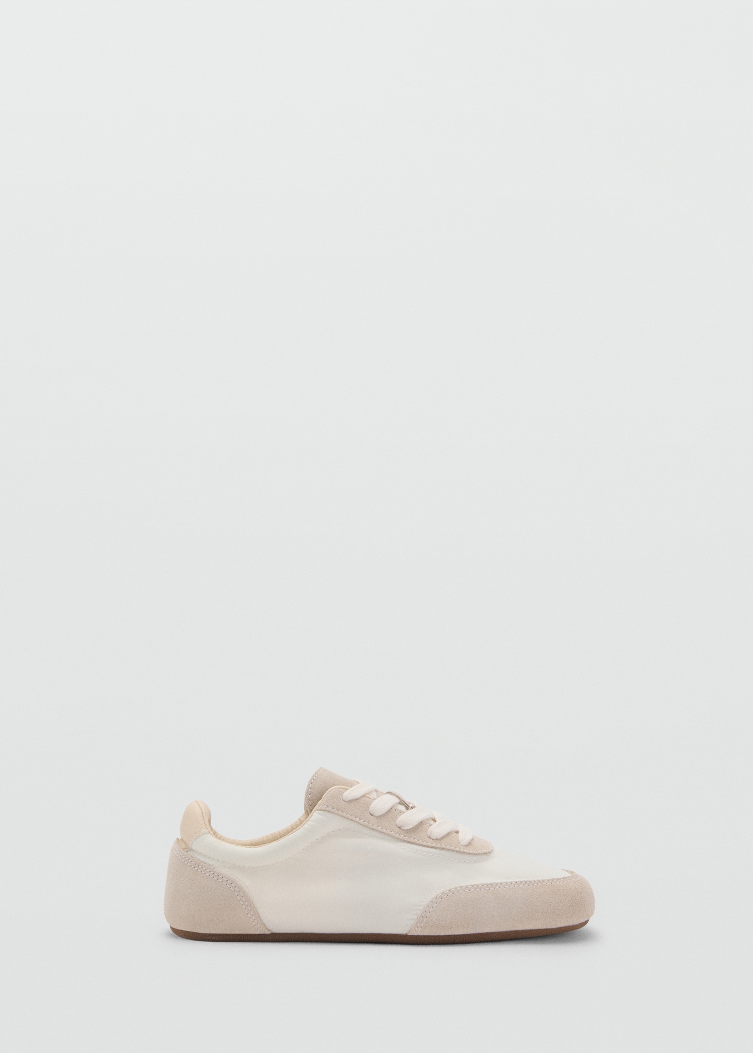 Lace-Up Suede Sneakers - Women | Mango Usa