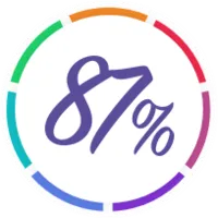 87%