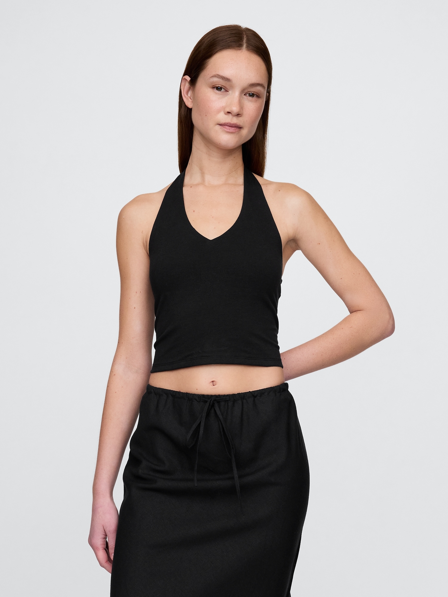 Closeknit Cropped Halter Top