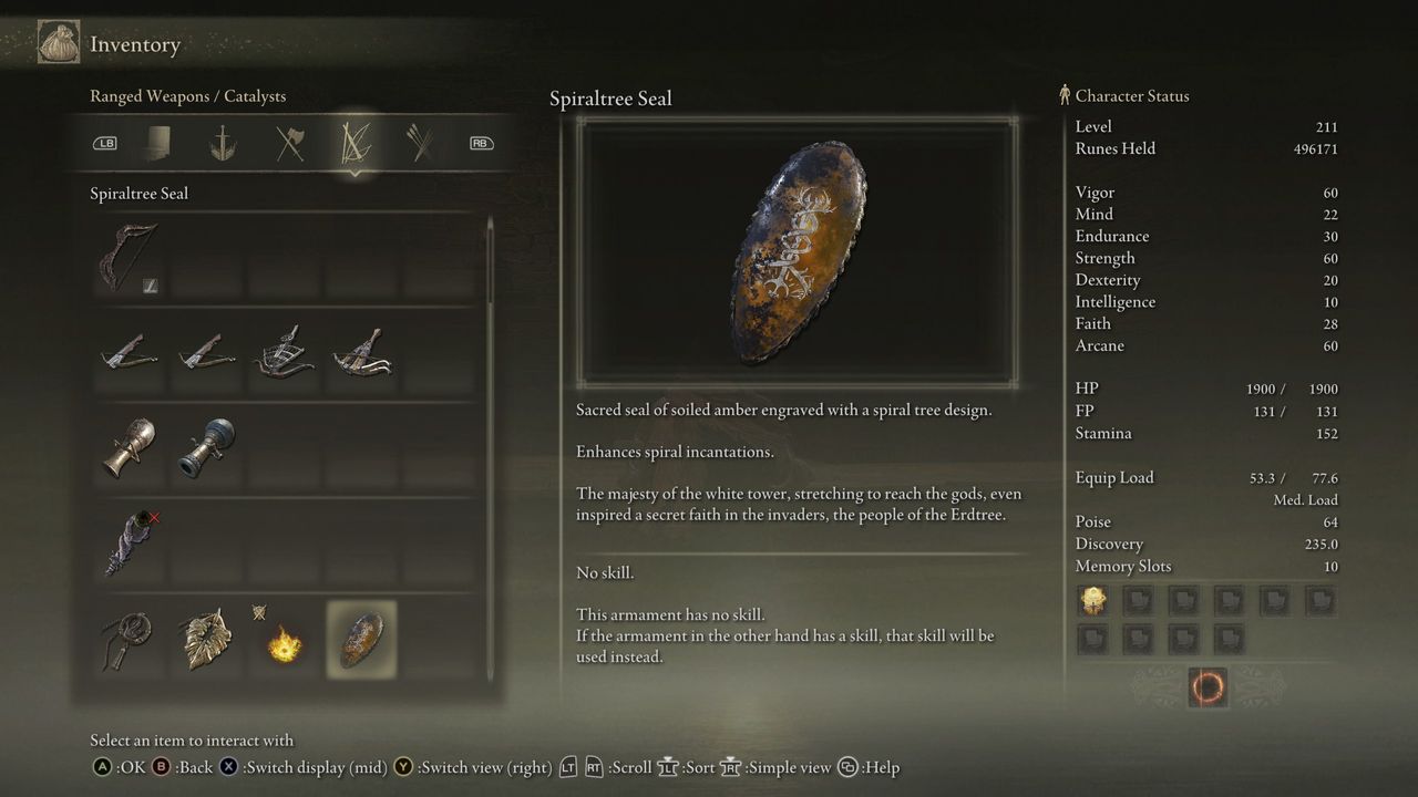 Elden Ring painting locations - Spiraltree Seal