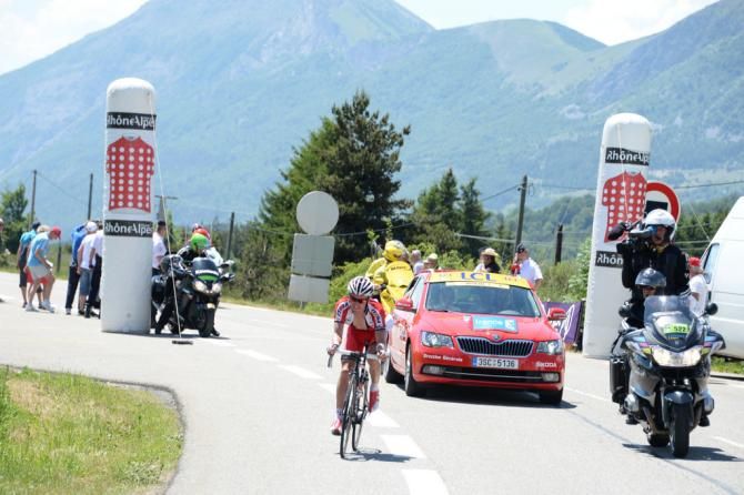 Yuri Trofimov (Katusha) on the way to victory