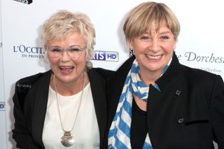 Julie Walters and Victoria Wood at the South Bank Sky Arts Awards in March 2013.